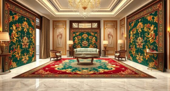 luxury oversized silk carpets