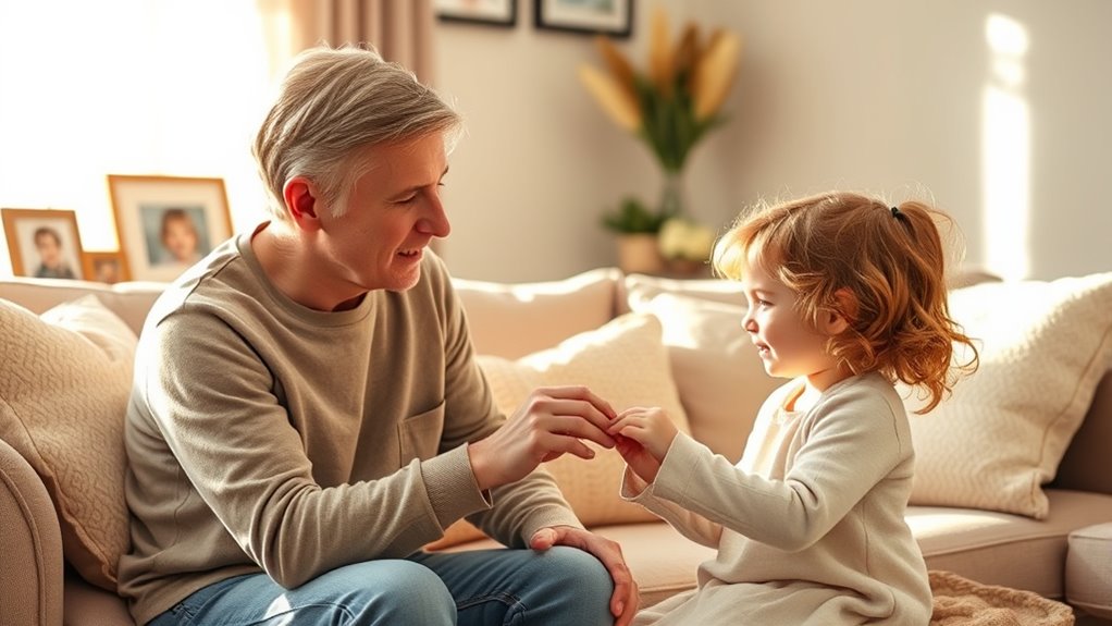 open communication reassures children