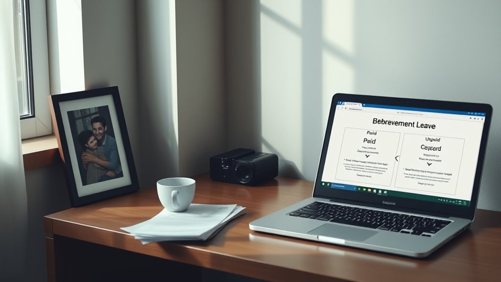 paid vs unpaid bereavement leave