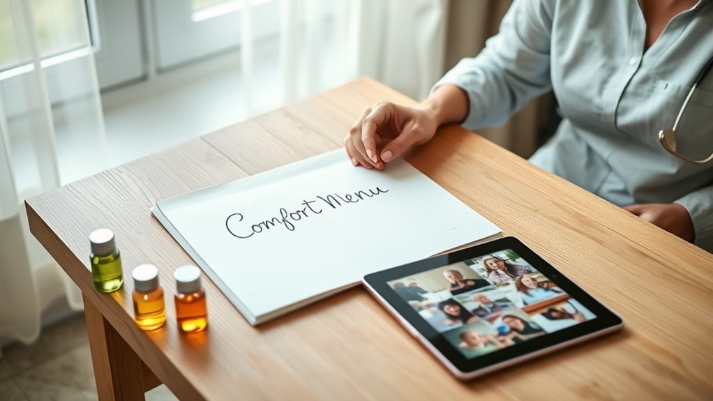 personalized comfort measures planning