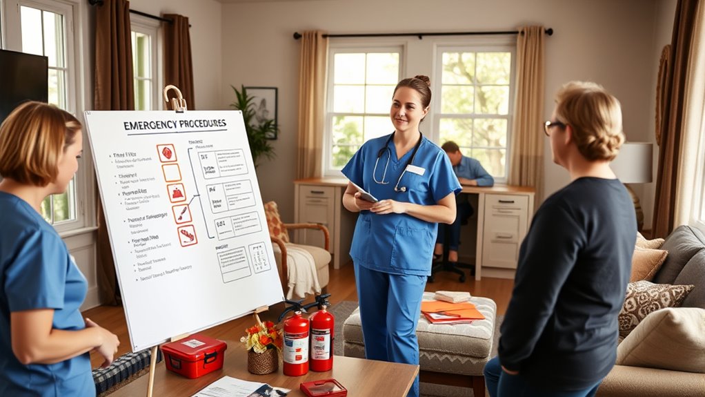 practice emergency response procedures