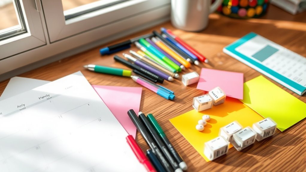 prepare supplies and plan