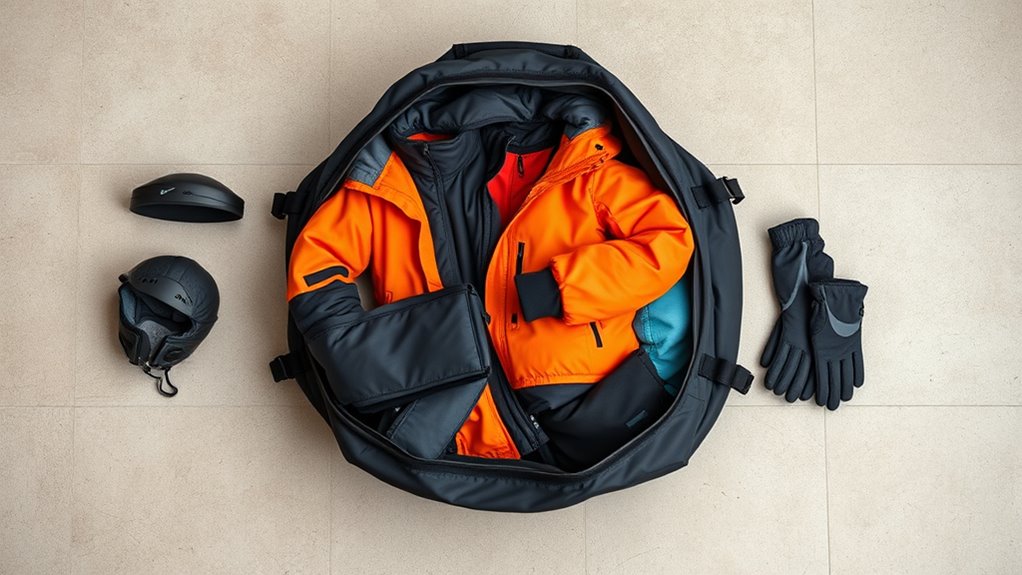 prepared clothing for weather
