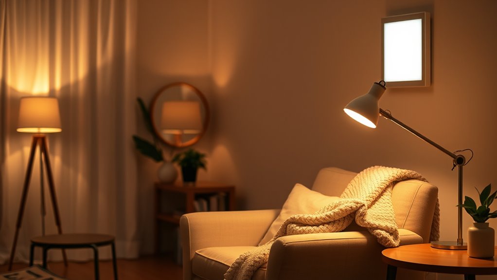 reduce glare and shadows