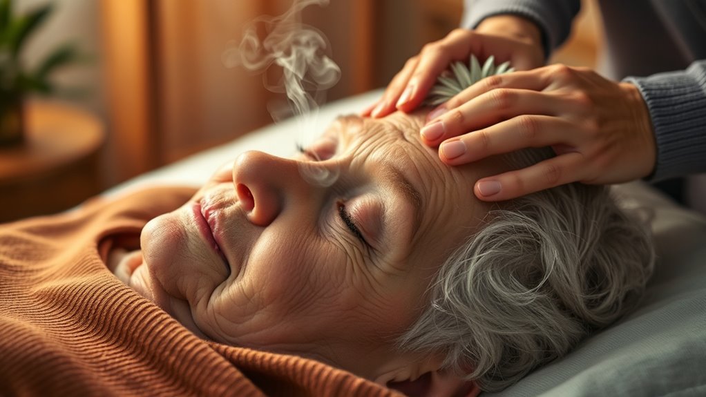 relaxing calming aromatic therapy