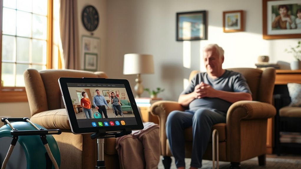 remote stroke recovery support