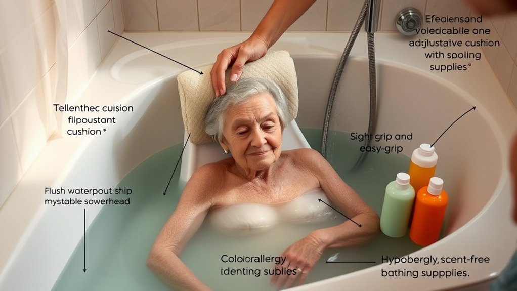 safe comfortable bathing supplies