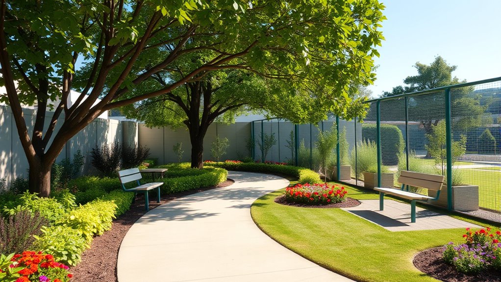 secure alzheimer s wandering areas