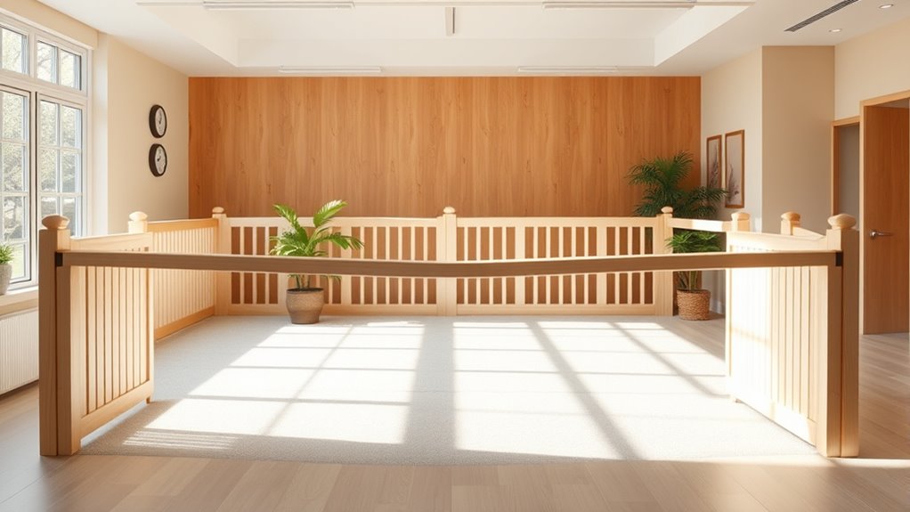 secure durable well maintained barriers