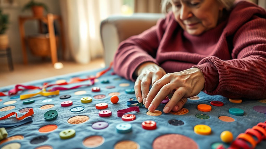 sensory textures promote calmness