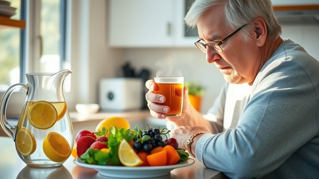 stay hydrated eat nutritiously