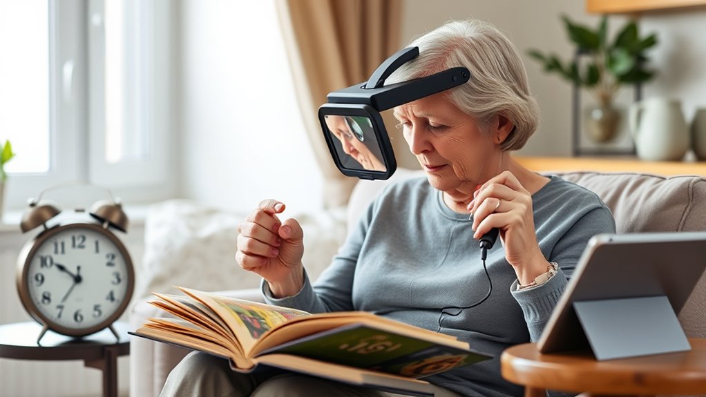 support for senior vision impairment