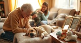 support pets during farewell