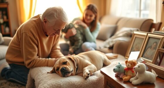 support pets during farewell