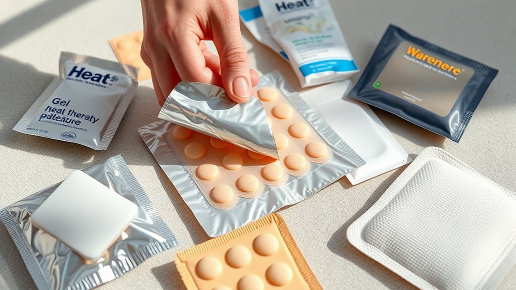 types of heat therapy patches