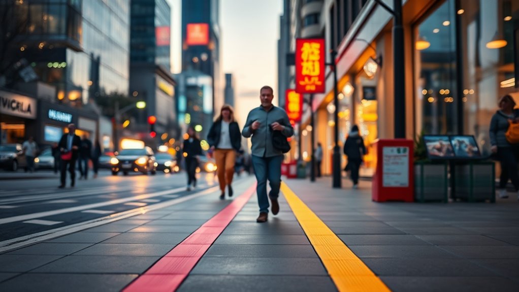 visual cues improve gait stability