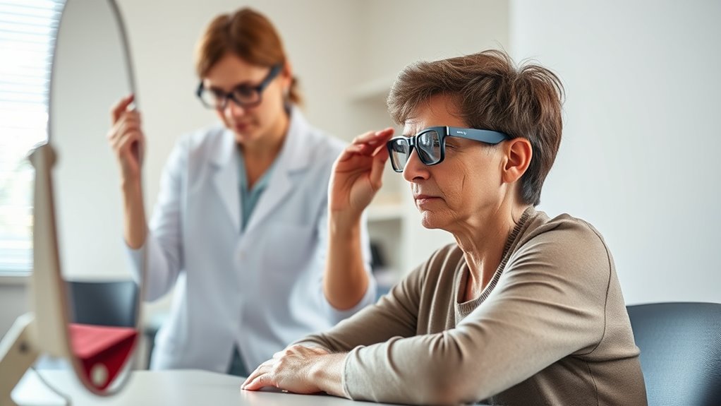 visual field shift training