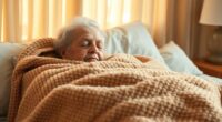 weighted blankets ease alzheimer s restlessness