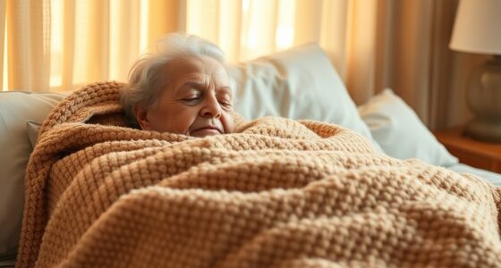 weighted blankets ease alzheimer s restlessness