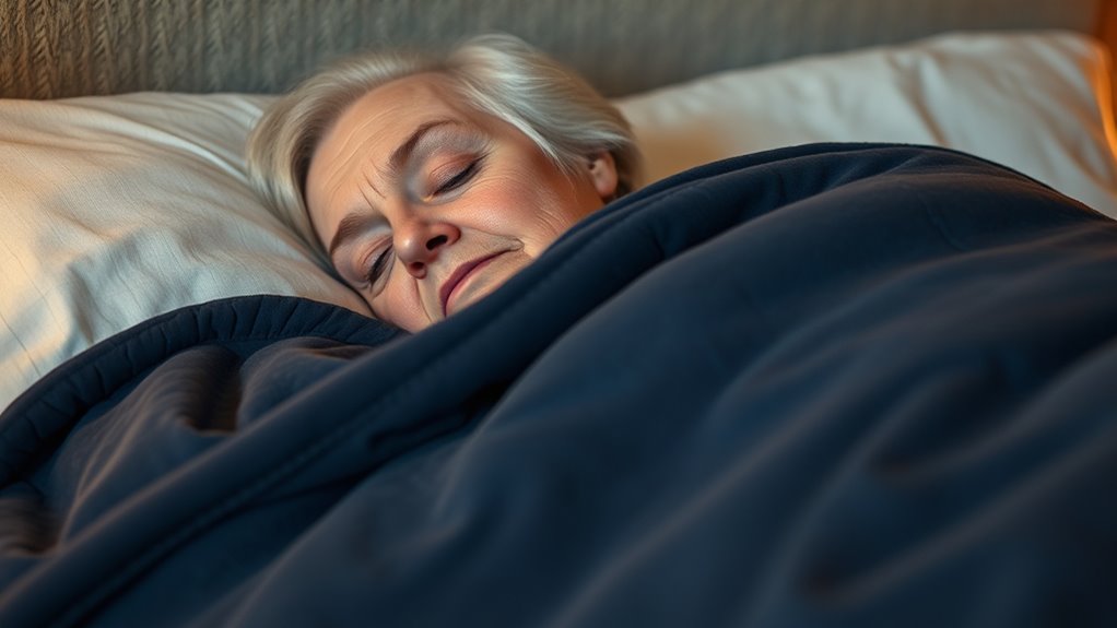 weighted blankets improve sleep