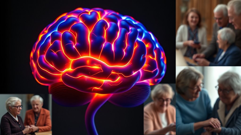 dementia impairs neural communication