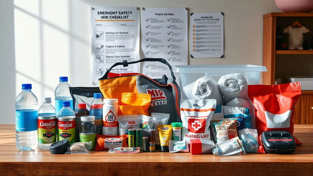 emergency supplies and communication