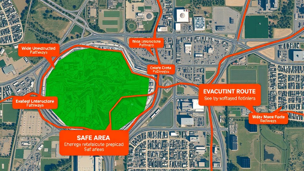 establish clear evacuation procedures