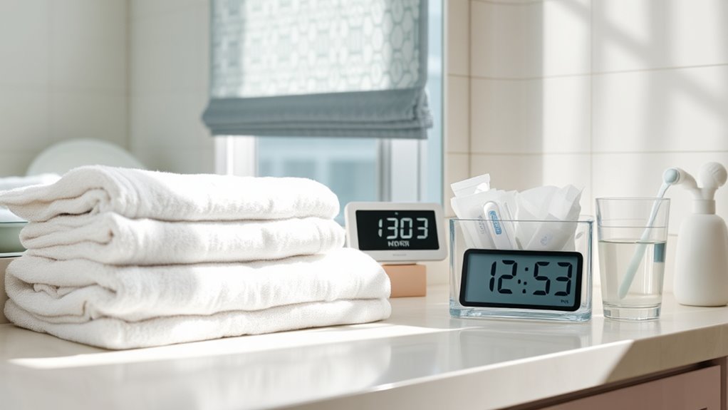 establish consistent hygiene habits