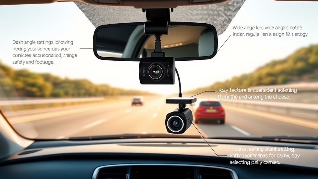 key features for dash cameras