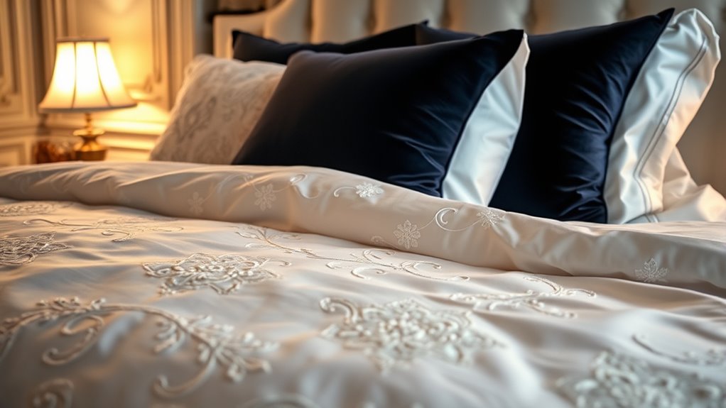 luxury bedding material quality