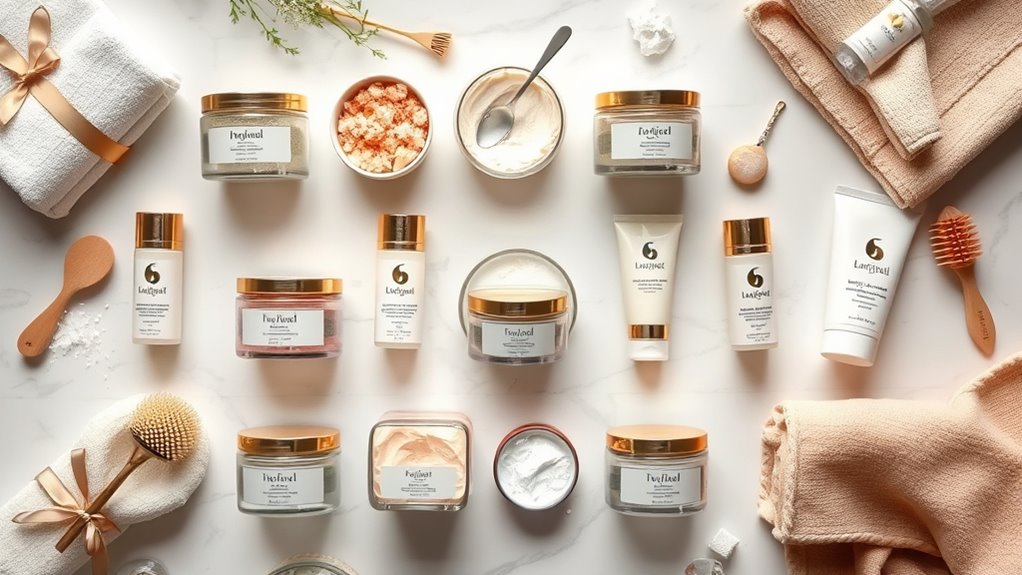 luxury body scrub sets