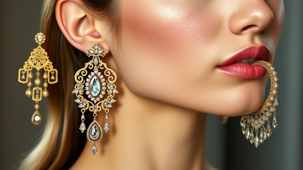 luxury bold earring collections