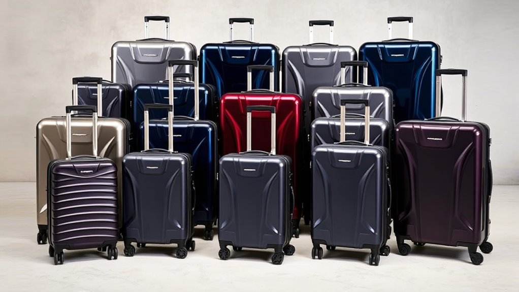 luxury expandable luggage sets