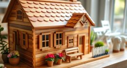 luxury handcrafted wooden dollhouses