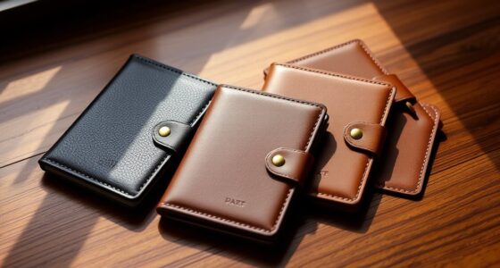 luxury leather passport cases