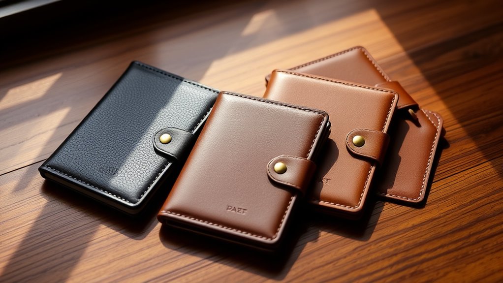 luxury leather passport cases