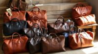 luxury leather travel bags