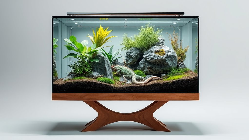 luxury reptile terrarium designs