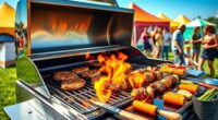 luxury tailgate grill options