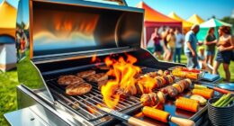 luxury tailgate grill options