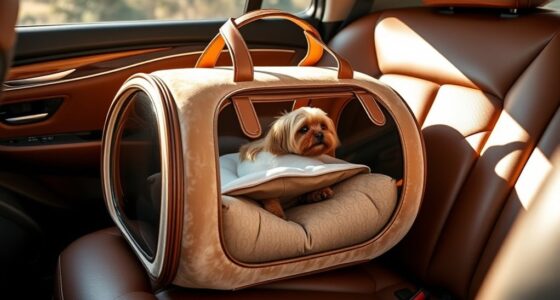 luxury travel dog carriers
