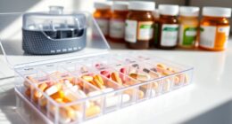 organize pills for efficiency