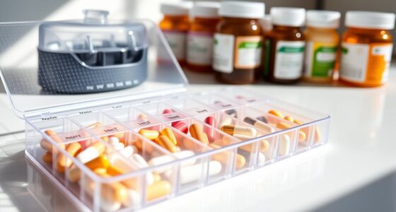 organize pills for efficiency