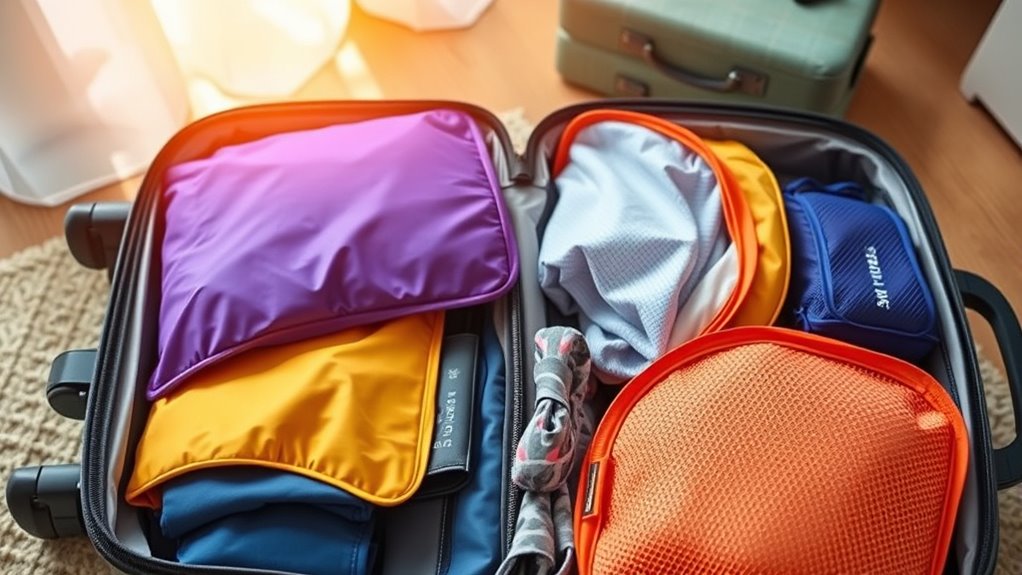 packing cubes size durability compression