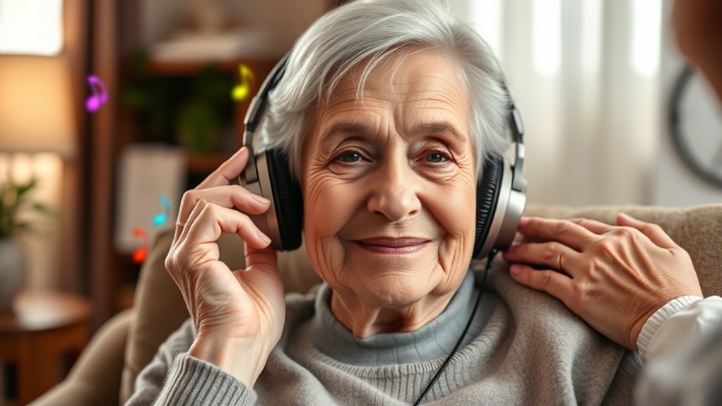 personalized caregiver assisted music therapy