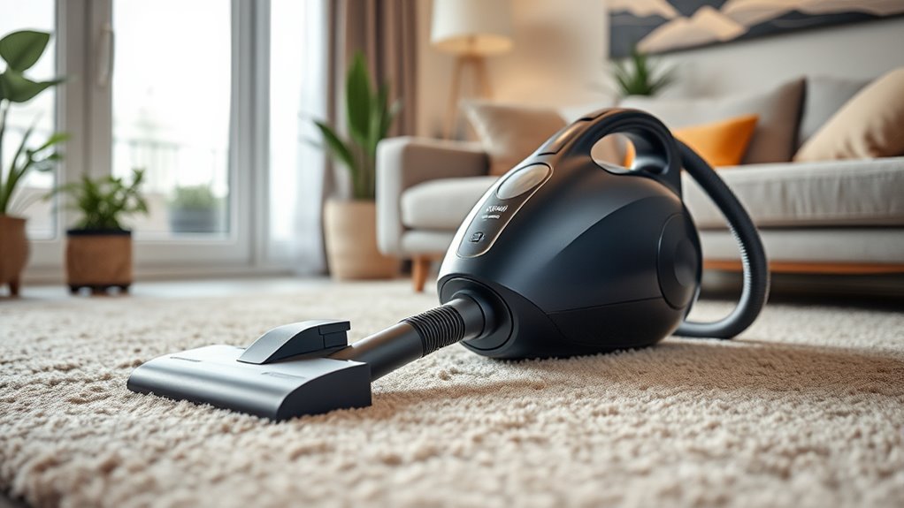 quiet lightweight maneuverable vacuum