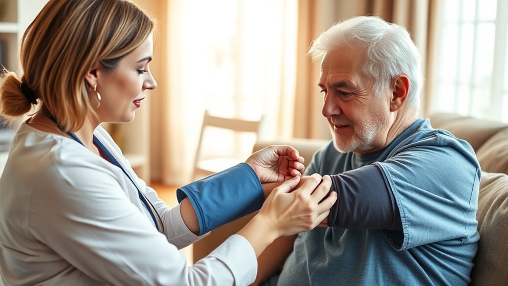 regular home blood pressure monitoring