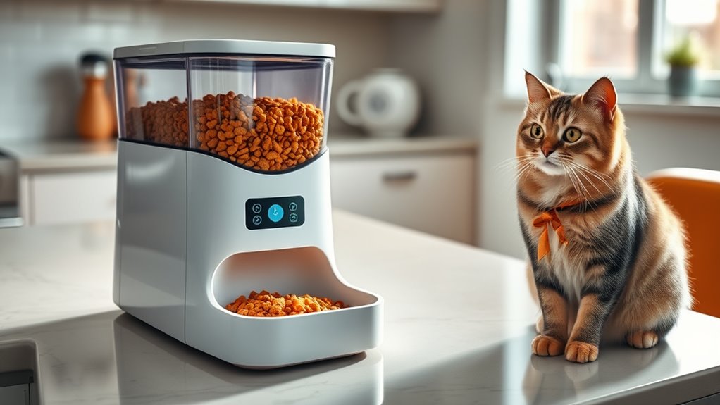 smart pet feeder features