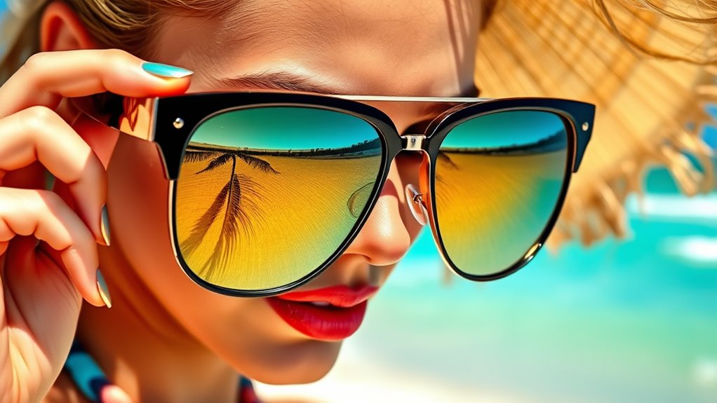 summer stylish sunglasses selection