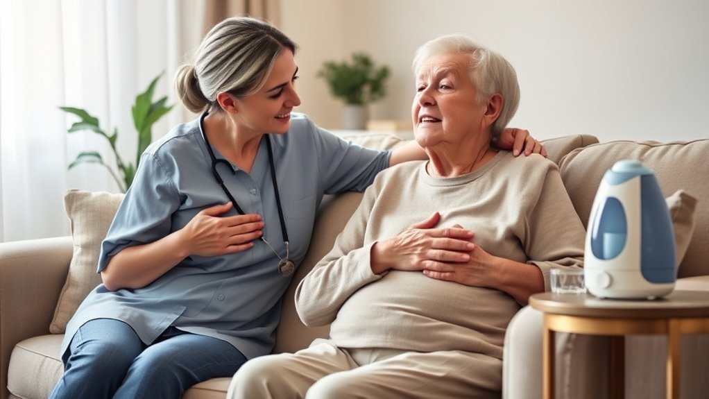 support medication breathe encourage